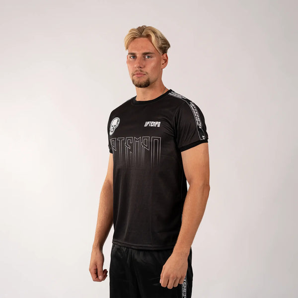❌ SALE ❌ UPTEMPO Soccer T-Shirt „Headphones“ | Schwarz