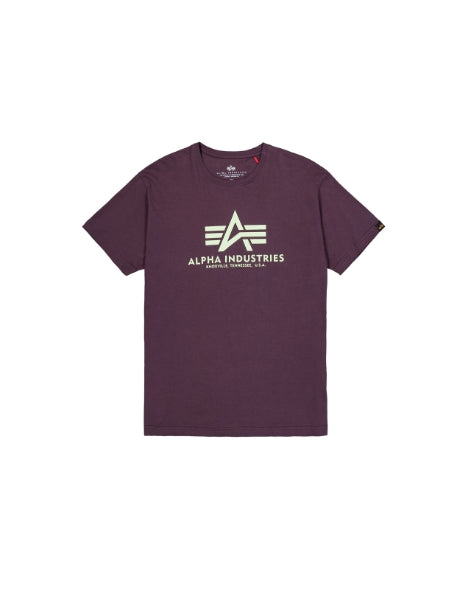 ALPHA INDUSTRIES Basic T-Shirt | Plum | Violett