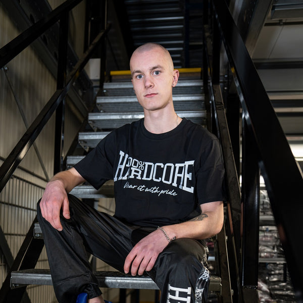 ❌ SALE ❌ 100% HARDCORE T-Shirt "Essential" | Black/Reflective
