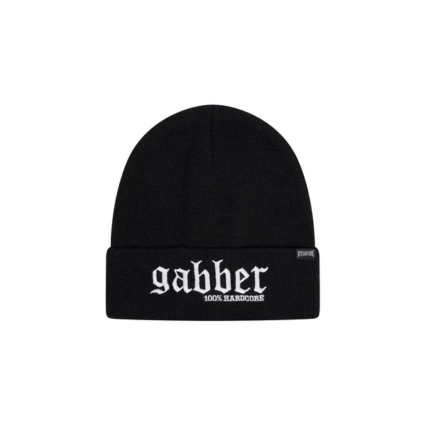 100% HARDCORE Herren Beanie "Gabber" | Black