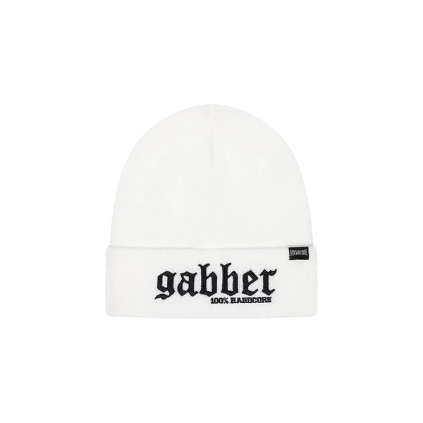 100% HARDCORE Beanie "Gabber" | White