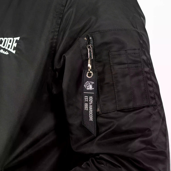100% HARDCORE Bomberjacke "Branded Rage" | Black