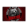 100% HARDCORE Banner "Coach" | Schwarz/Rot