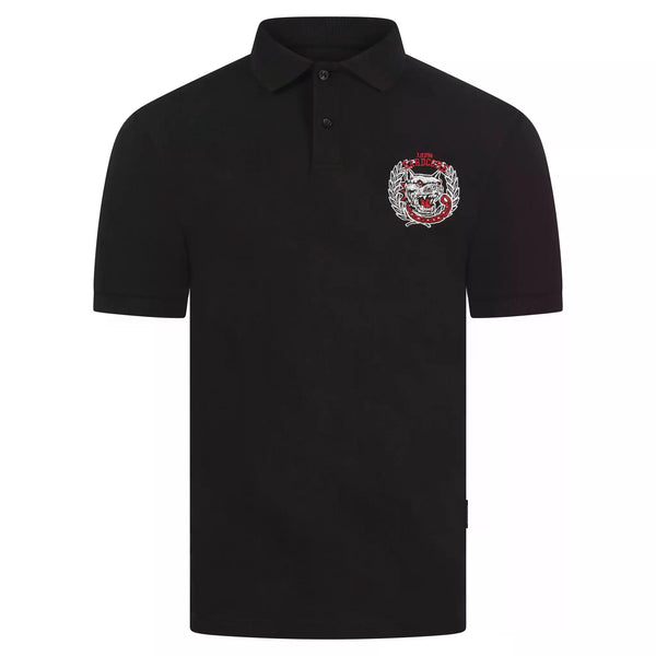 100% HARDCORE Herren Poloshirt "Unleashed" | Black