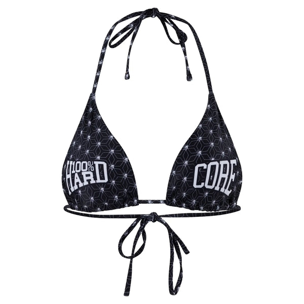 100% HARDCORE Bikini Top "Essential" | Black