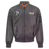 100% HARDCORE Bomberjacke "Branded Rage" | Graphite
