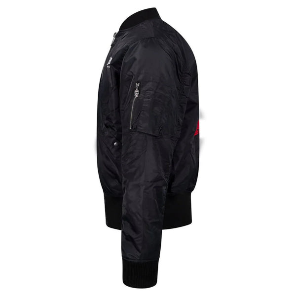 ❌ SALE ❌ 100% HARDCORE Bomberjacke "Distorted Dog 1" | Black