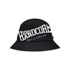 ❌ SALE ❌ 100% HARDCORE Bucket Hat "Tilted" | Black
