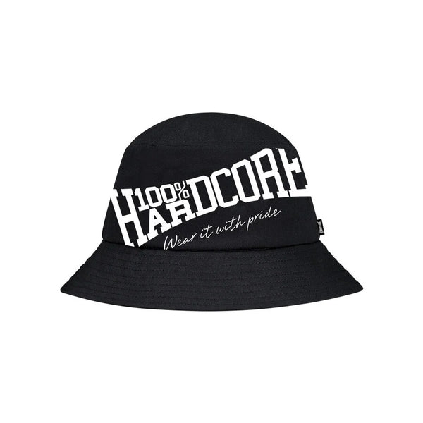 ❌ SALE ❌ 100% HARDCORE Bucket Hat "Tilted" | Black