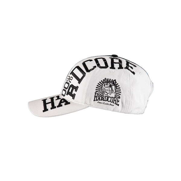 100% HARDCORE Cap "Authentic" | Black/White