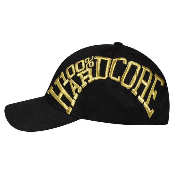 100% HARDCORE Cap "Essential" | Black/Gold