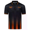 100% HARDCORE Herren Soccershirt "Crowned" | Black / Orange