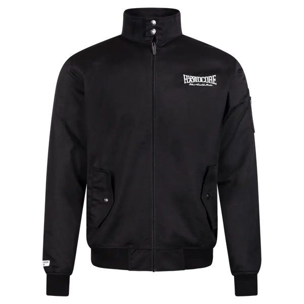 100% HARDCORE Harrington Jacke „Rage Embleem“ | Black