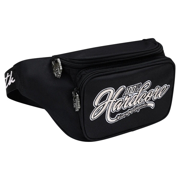 100% HARDCORE Hipbag "Script" | Black
