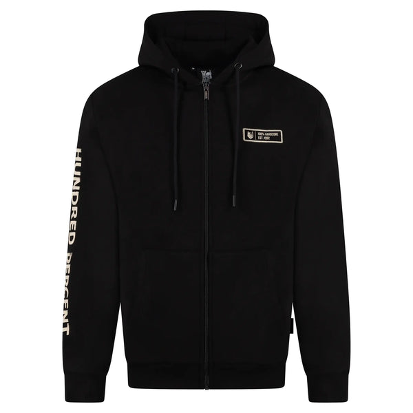 100% HARDCORE Hoodie "Hundred" | Black