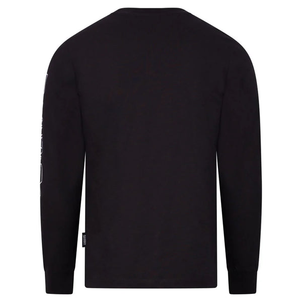 ❌ SALE ❌ 100% HARDCORE LS T-Shirt "Gabber Vertical" | Black