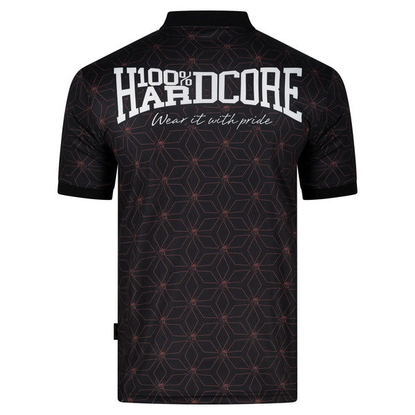 100% HARDCORE Soccershirt "Essential Taped" | Black/Red