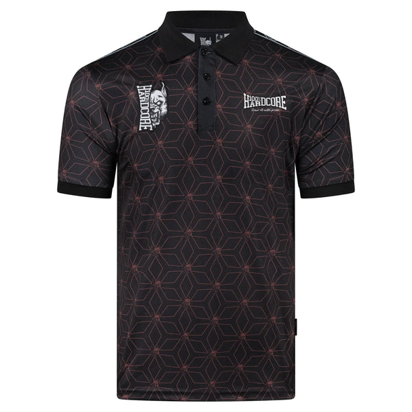 100% HARDCORE Soccershirt "Essential Taped" | Black/Red