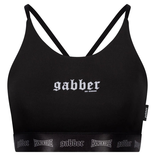100% HARDCORE Damen Sport Top "Gabber" | Black
