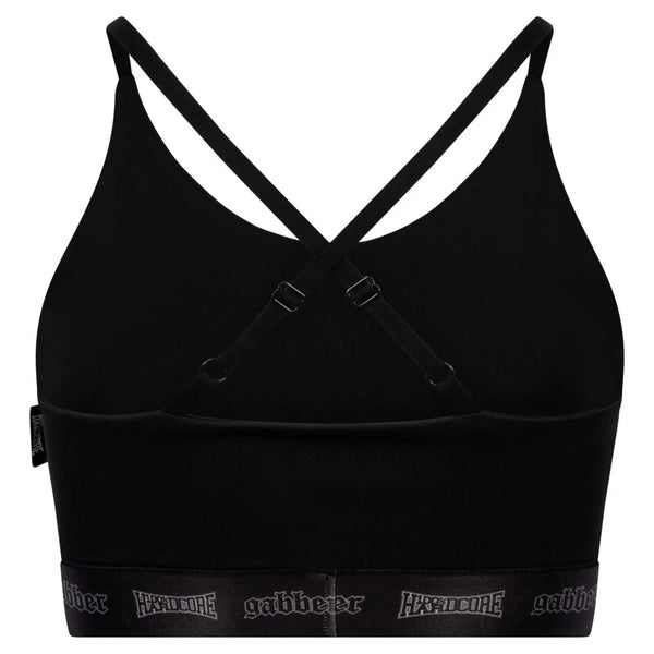 100% HARDCORE Damen Sport Top "Gabber" | Black