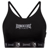 100% HARDCORE Damen Sport Top "Taping" | Black