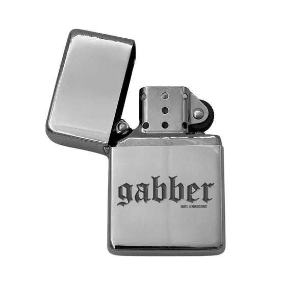 100% HARDCORE Storm Lighter "Gabber" | Silber