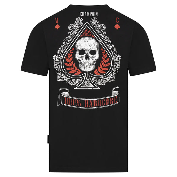 100% HARDCORE Herren T-Shirt "Ace Of Spades" | Black