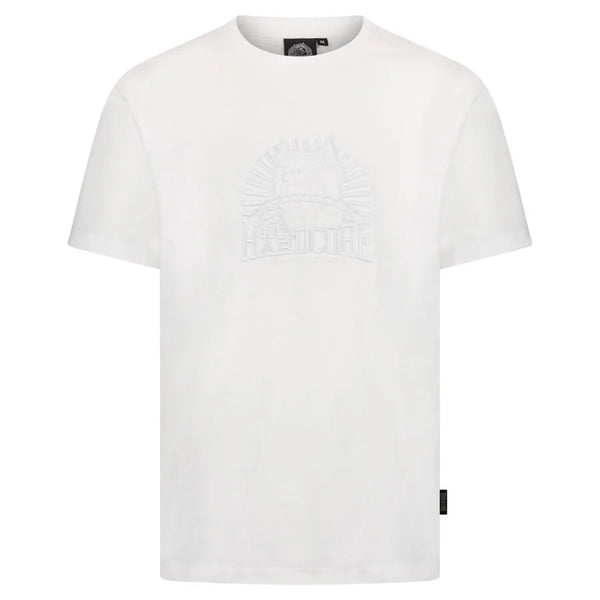 ❌ SALE ❌ 100% HARDCORE T-Shirt "Dog-1" | White On White