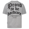 100% HARDCORE Oversized Herren T-Shirt "Proud To Be" | Grey