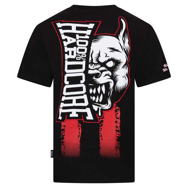 100% HARDCORE Herren T-Shirt "Red Mark" | Black