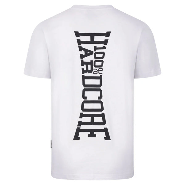 ❌ SALE ❌ 100% HARDCORE T-Shirt "Vertical" | White
