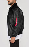 ALPHA INDUSTRIES CWU Leather | Black