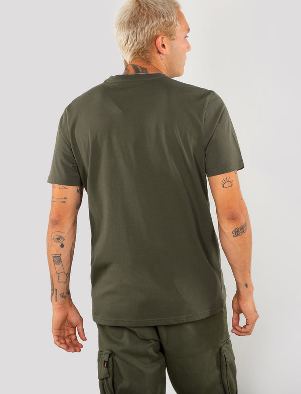 ALPHA INDUSTRIES Basic T-Shirt | Dark Olive