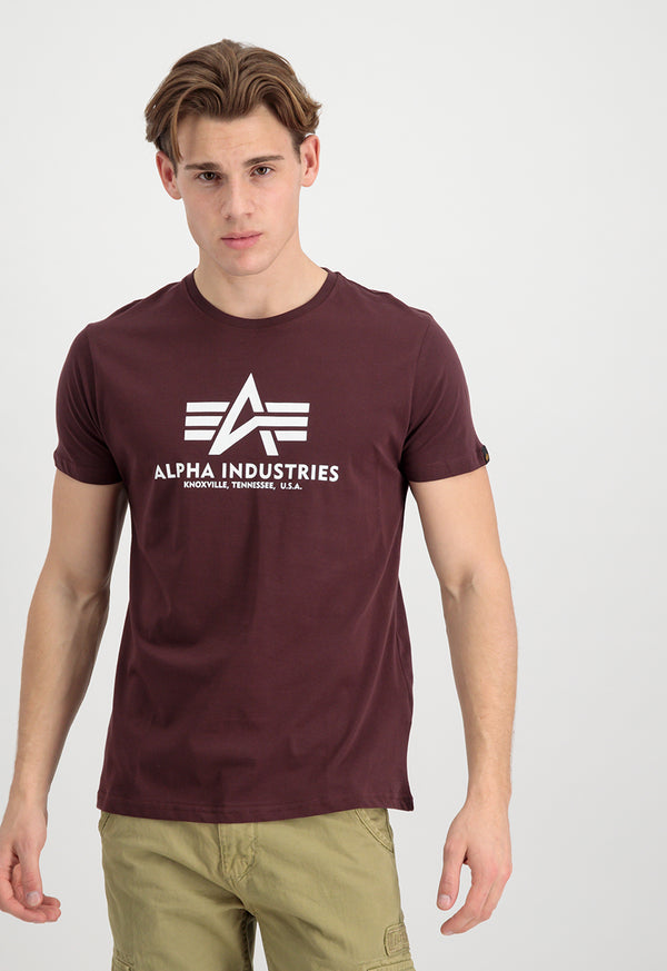 ALPHA INDUSTRIES Basic T | Deep Maroon