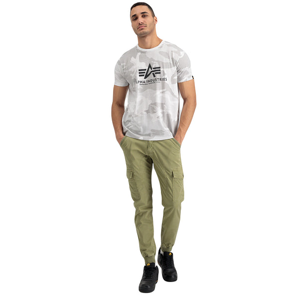 ALPHA INDUSTRIES Basic T Camouflage | White Camo