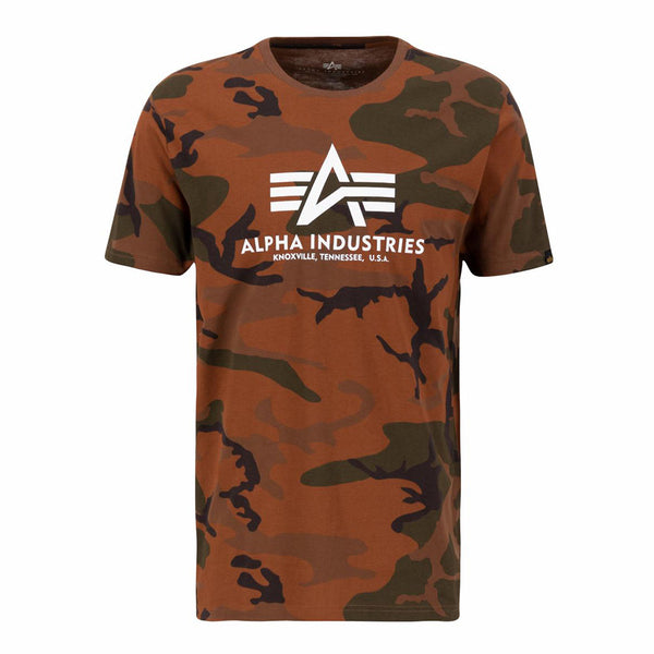 ALPHA INDUSTRIES Basic T | Burned Camo