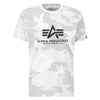 ALPHA INDUSTRIES Basic T Camouflage | White Camo