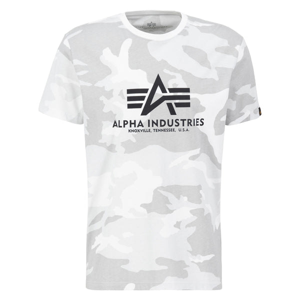 ALPHA INDUSTRIES Basic T Camouflage | White Camo