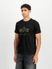 ALPHA INDUSTRIES Basic T-Shirt Effect Print | Black