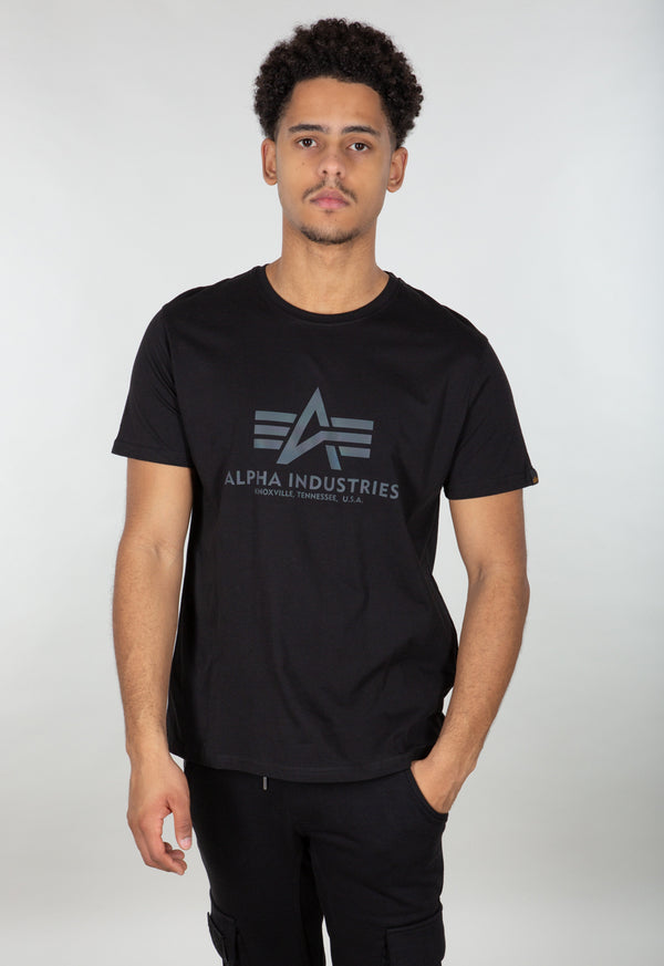 ALPHA INDUSTRIES Basic T Rainbow Reflective |Black
