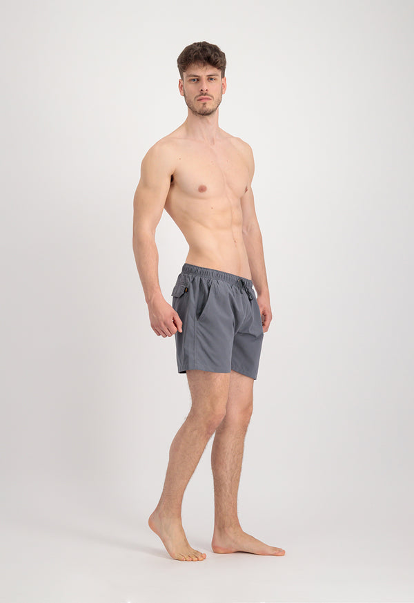 ❌ SALE ❌ ALPHA INDUSTRIES Badehose "Hydrochromic AOP Swimshort" | Greyblack