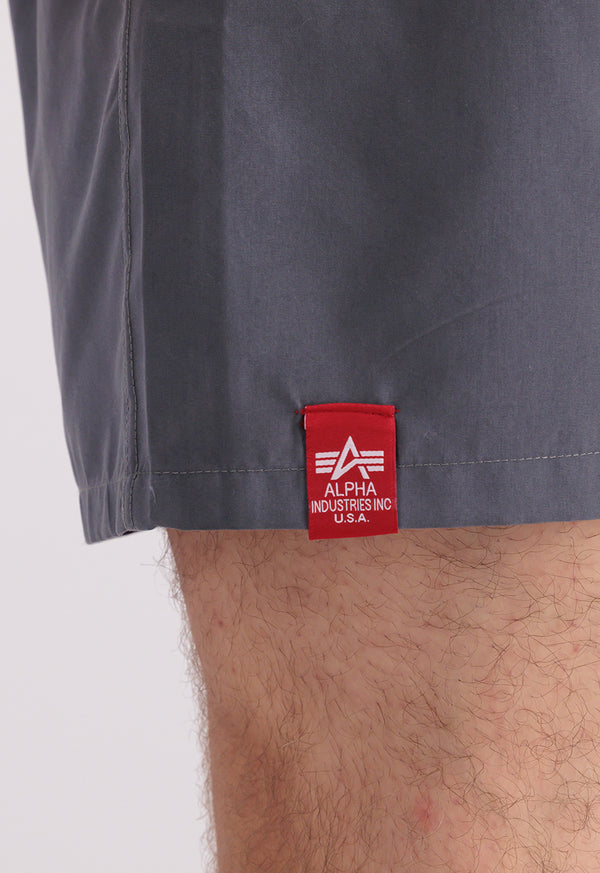 ❌ SALE ❌ ALPHA INDUSTRIES Badehose "Hydrochromic AOP Swimshort" | Greyblack