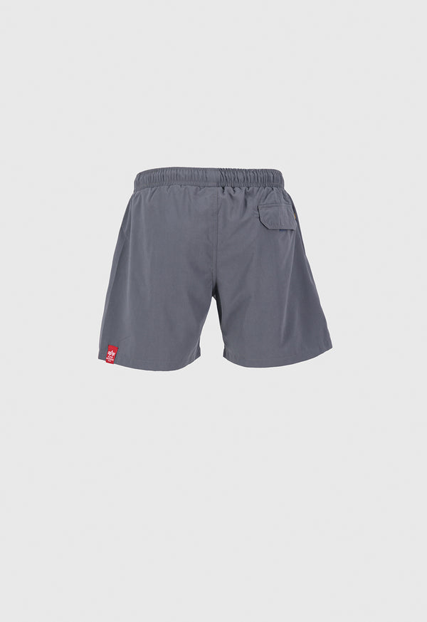 ❌ SALE ❌ ALPHA INDUSTRIES Badehose "Hydrochromic AOP Swimshort" | Greyblack