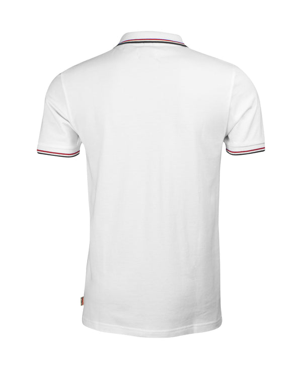 LONSDALE Polo Shirt "Lion" | White