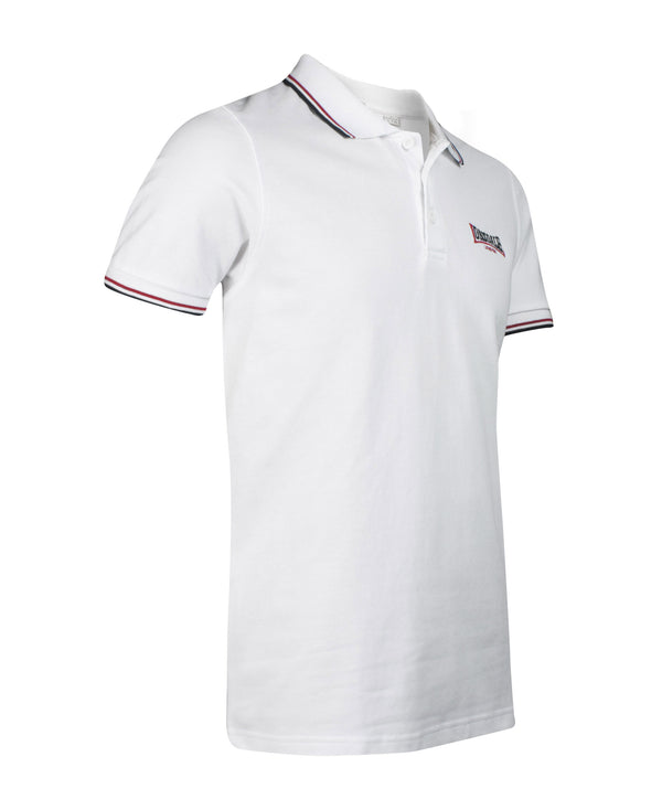 LONSDALE Polo Shirt "Lion" | White