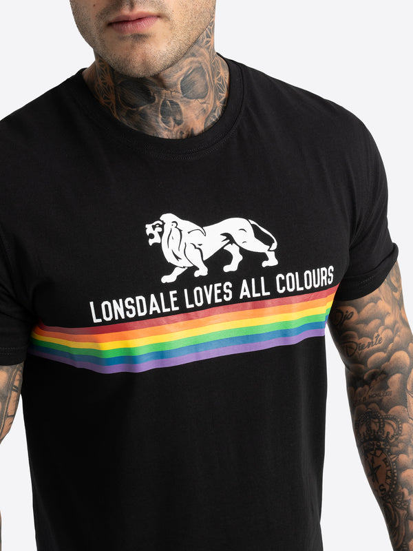 LONSDALE T-Shirt "Nelson" | Black