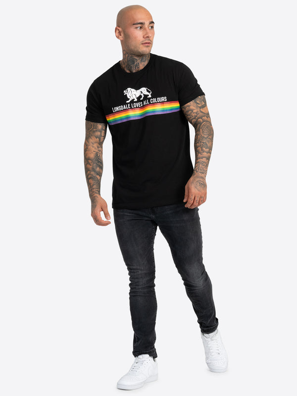 LONSDALE T-Shirt "Nelson" | Black