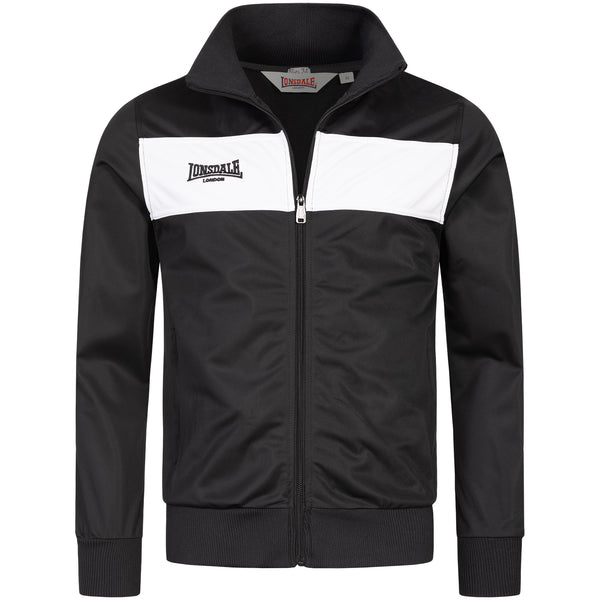 LONSDALE Trainingsjacke "Alnwick" | Black / White