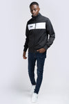 LONSDALE Trainingsjacke "Alnwick" | Black / White