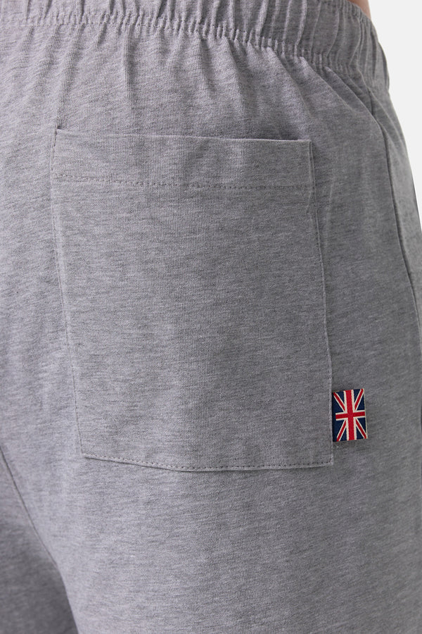 LONSDALE Shorts "Logo Jam" | Marl Grey